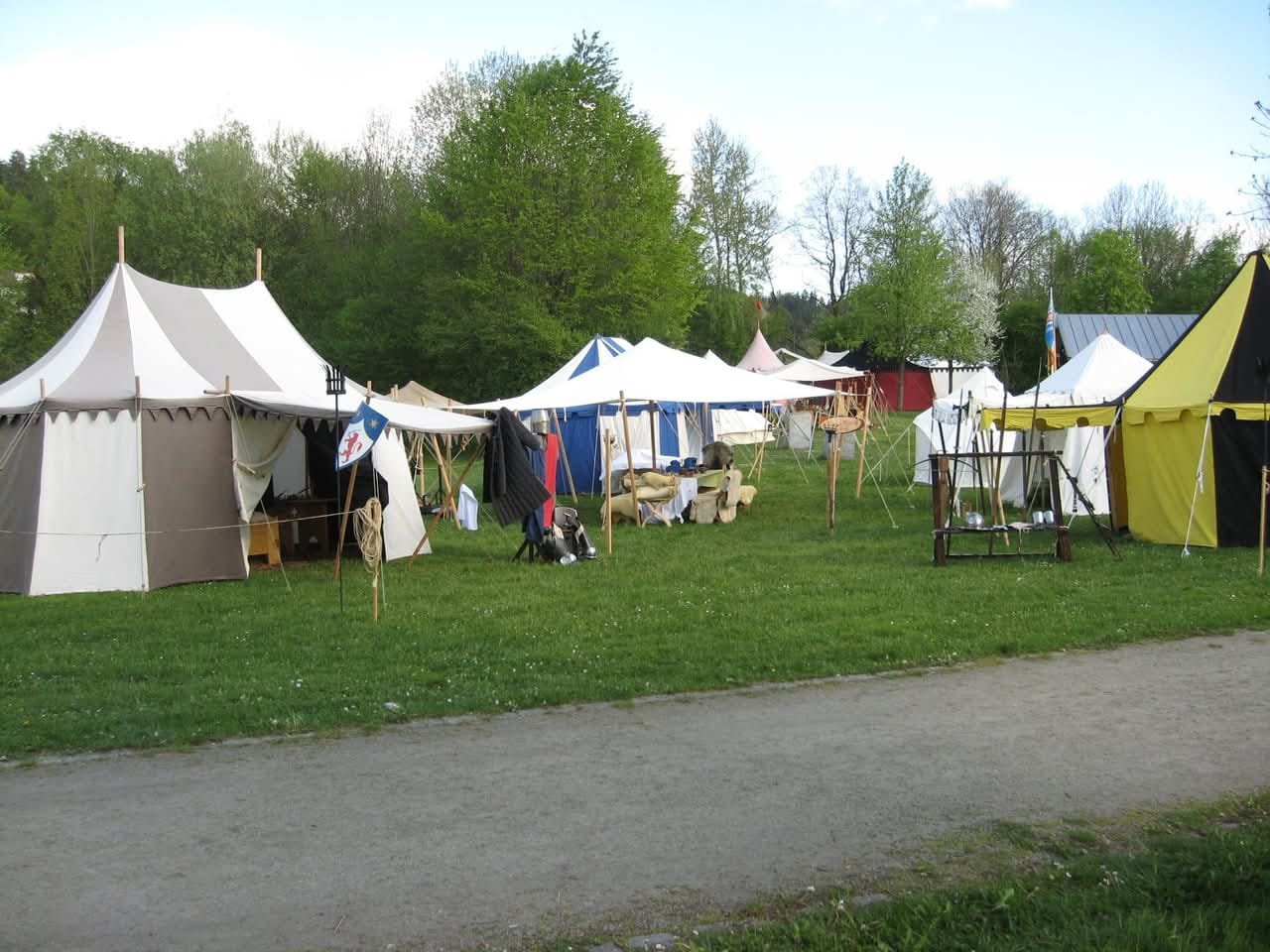 Lagergruppe Landgraf de Mutina mit Gefolge 1